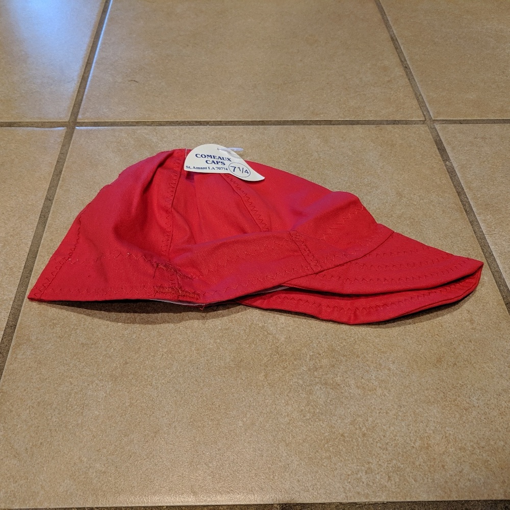 Comeaux Caps Welding/Plumber Cap - Red